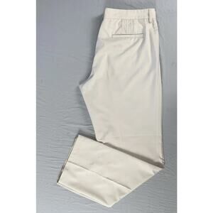 Adidas Climalite Lightweight Flat Front Microfiber Golf Pants. 3-Stripe, 36X34.